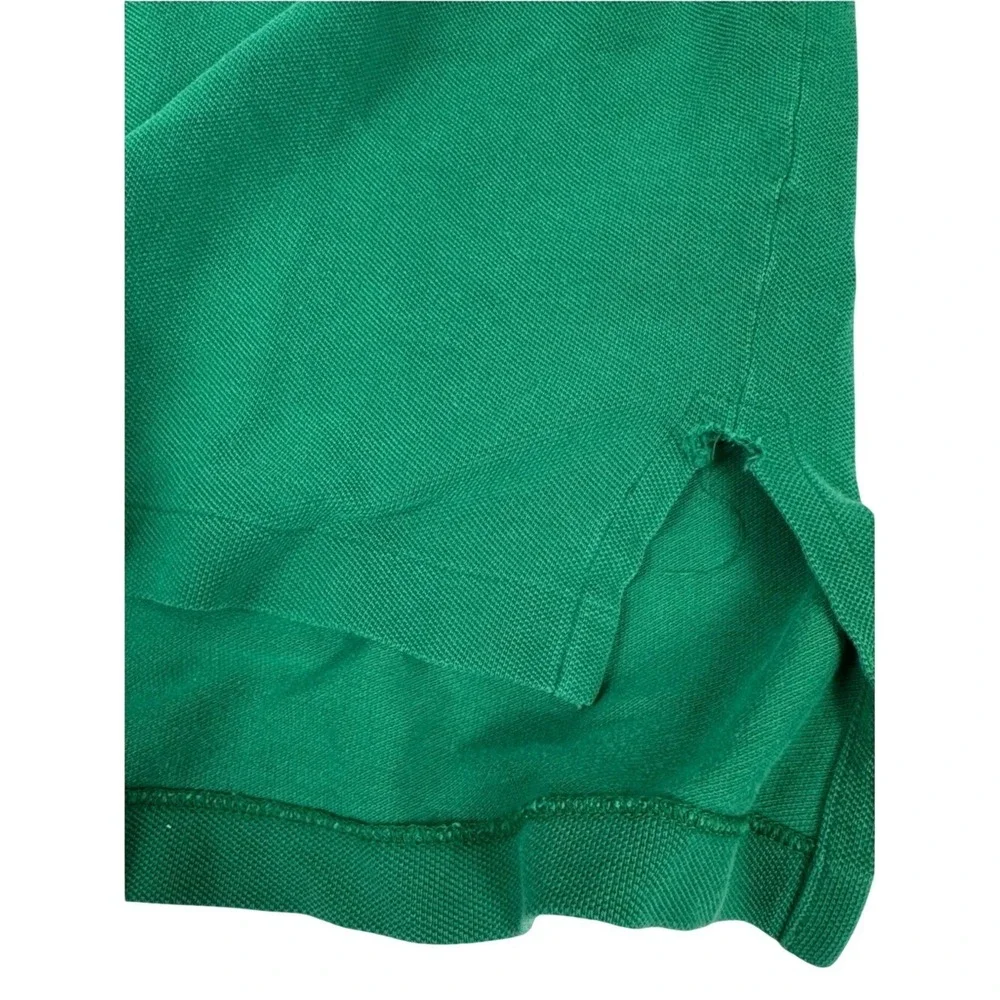Polo Ralph Lauren Green Classic Fit Polo Shirt Red Pony Men's Large‎ Cotton